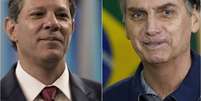 Fernando Haddad e Jair Bolsonaro disputarão segundo turno em 28 de outubro  Foto: ANSA / Ansa