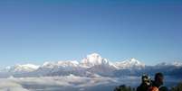 Monte Gurja, à esquerda, na Cordilheira do Himalaia  Foto: Wikimedia Commons / Ansa