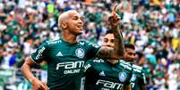 Deyverson comemora gol na vitória do Palmeiras contra o Grêmio  Foto: JOCA DUARTE/ PHOTOPRESS / Estadão