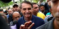 Candidato do PSL &agrave; Presid&ecirc;ncia, Jair Bolsonaro
07/10/2018
REUTERS/Pilar Olivares  Foto: Pilar Olivares / Reuters