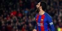 Arda Turan durante partida do Barcelona em 2017  Foto: Juan Medina/File Photo / Reuters