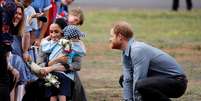 Príncipe Harry e a mulher, Meghan, em Dubbo, na Austrália 17/10/2018 REUTERS/Phil Noble  Foto: Reuters