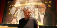  O baixista, cantor e compositor inglês Roger Waters no Teatro Amazonas, em Manaus, durante a montagem de sua ópera &#034;Ça Ira&#034;, em 2008  Foto: ALBERTO CÉSAR ARAÚJO / Estadão Conteúdo