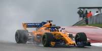 Alonso teve que abandonar o GP dos Estados Unidos após um choque  Foto: Jerome Miron - USA Today Sports / Reuters