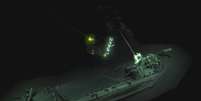 Navio naufragado há 2,4 mil anos foi descoberto graças a um projeto para mapear águas profundas, onde não há oxigênio  Foto: Black Sea MAP/EEF Expeditions / BBC News Brasil