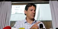Candidato do PT à Presidência, Fernando Haddad, dá entrevista coletiva em São Paulo
25/10/2018
REUTERS/Paulo Whitaker  Foto: Paulo Whitaker / Reuters
