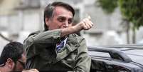 Jair Bolsonaro ao votar  Foto: EPA / BBC News Brasil