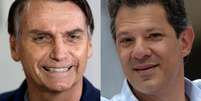 Presidenciáveis Jair Bolsonaro e Fernando Haddad
07/10/2018, 05/10/2018 REUTERS/Ricardo Moraes/Washington Alves  Foto: Reuters