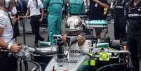 Hamilton no GP do México
 28/10/2018    Alfredo Estrella/Reuters  Foto: Reuters