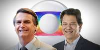 Bolsonaro e Haddad: seja qual for o presidente eleito, a vida da Globo não será fácil  Foto: Fotomontagem: Blog Sala de TV (Imagens de divulgação)