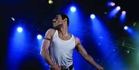 Rami Malek é Freddie Mercury em Bohemian Rapsody  Foto: Twentieth Century Fox Film Corporation/Divulgação / Estadão