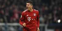 Lewandowski marcou os dois gols da vitória do Bayern de Munique sobre AEK (Foto; AFP)  Foto: LANCE!