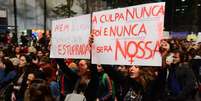 Ato Por Todas Elas contra o estupro, em São Paulo  Foto: Rovena Rosa / Agência Brasil