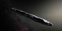 Esta é a imagem que a Agência Espacial Europeia (ESA, na sigla em inglês) fez de Oumuamua em junho passado  Foto: AFP / BBC News Brasil