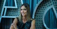 Fernanda Lima no cenário do programa &#039;Amor &amp; Sexo&#039;, da TV Globo  Foto: Divulgação