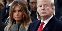 Presidente dos Estados Unidos, Donald Trump, e primeira-dama, Melania Trump, em Paris 11/11/2018 REUTERS/Benoit Tessier  Foto: Reuters