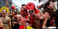 Foliões no Bloco Retaleena, na região de Pinheiros em São Paulo (SP), no Carnaval de 2018  Foto: Ronaldo SilvaFutura Press / Futura Press
