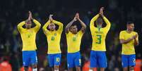 Em amistoso bem morno, a Seleção Brasileira venceu o Uurguai por 1 a 0 com um gol de pênalti convertido por Neymar  Foto: David Klein / Reuters