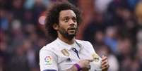 Marcelo foi especulado na Juventus, após saída de CR7, mas disse estar muito contente no Real Madrid (Foto: AFP)  Foto: Lance!