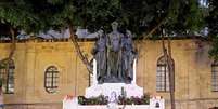 Memorial em homenagem a Daphne Caruana Galizia, jornalista assassinada em 2017, em Malta  Foto: EPA / Ansa - Brasil