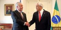 Temer cumprimenta Pi&ntilde;era em Santiago
 21/11/2018   REUTERS/Ivan Alvarado   Foto: Reuters