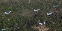Aeronaves durante exerc&iacute;cios em Natal
 20/11/2018   REUTERS/Paulo Whitaker   Foto: Reuters