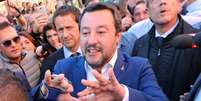 Salvini, em Roma 24/10/2018 REUTERS/Alessandro Bianchi   Foto: Reuters