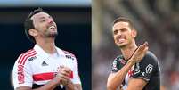 Nenê, do São Paulo, e Thiago Galhardo, do Vasco, terão decisões importantes por seus times na última rodada do Campeonato Brasileiro 2018  Foto: FERNANDO DANTAS (Gazeta Press) e THIAGO RIBEIRO (AGIF/ESTADÃO CONTEÚDO)