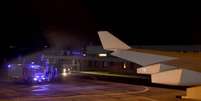 Avião de Merkel com destino ao G20 faz pouso de emergência  Foto: EPA / Ansa - Brasil