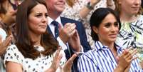 O jornal 'Daily Sun' disse que Meghan Markle e Kate Middleton teriam se estranhado antes do casamento da norte-americana  Foto: Getty Images / PurePeople