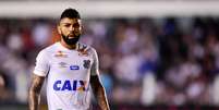 Gabigol em jogo pelo Santos durante partida contra o Flamengo, na décima quinta rodada do Campeonato Brasileiro 2018  Foto: FERNANDO DANTAS / Gazeta Press