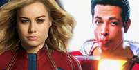 Painel da Marvel contar&aacute; com a atriz Brie Larson, que interpretar&aacute; a Capit&atilde; Marvel nos cinemas, e o painel da DC ter&aacute; Zachary Levi, ator que interpretar&aacute; Shazam! nas telonas  Foto: AdoroCinema / AdoroCinema