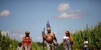 Índios em Conquista do Oeste (MT)
 24/4/2018    REUTERS/Ueslei Marcelino    Foto: Reuters