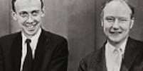 Watson e Crick que descobriram a “espiral da vida”  Foto: Reprodução