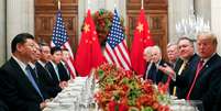 Reunião entre presidente dos EUA, Donald Trump, e presidente chinês, Xi Jinping, em Buenos Aires 01/12/2018 REUTERS/Kevin Lamarque  Foto: Reuters