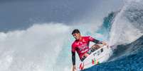 Gabriel Medina pode faturar o bicampeonato mundial de surfe  Foto: Reprodução/Twitter/WSL / LANCE!