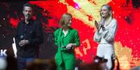 As atrizes Sophie Turner e Jessica Chastain durante o segundo dia da CCXP 2018 (Comic Con Experience) no São Paulo Expo, em São Paulo (SP), nesta sexta-feira (07).  Foto: JÚLIO ZERBATTO/FUTURA PRESS / Futura Press