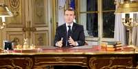 "Entendo que possa ter frustrado alguns com minhas propostas", disse Macron  Foto: DW / Deutsche Welle