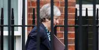 Primeira-ministra brit&acirc;nica, Theresa May, deixa resid&ecirc;ncia oficial em Londres 10/12/2018 REUTERS/Phil Noble   Foto: Reuters