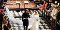 Casamento de príncipe Harry e Meghan Markle, no castelo de Windsor 19/05/2018 Andrew Matthews/Pool via REUTERS   Foto: Reuters