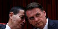 Presidente eleito Jair Bolsonaro e vice-governador eleito Hamilton Mourão 10/12/2018 REUTERS/Adriano Machado  Foto: Reuters