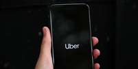Tela inicial do Uber em tela de celular
14/09/2018 REUTERS/Hannah Mckay  Foto: Reuters