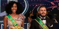 Os novos Miss e Mister Brasil, Adryelhe e Gabriel  Foto: Divulgação