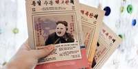 Os designers da 5149 sofreram críticas por supostamente usar a imagem de Kim Jong-un para vender cosméticos  Foto: reprodução 5149 / Instagram / BBC News Brasil