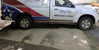 Corpo da v&iacute;tima foi levado para exame na Politec (Per&iacute;cia Oficial e Identifica&ccedil;&atilde;o T&eacute;cnica), tendo laudo apontado traumatismo craniano  Foto: Politec-MT/Divulga&ccedil;&atilde;o / Estad&atilde;o Conte&uacute;do