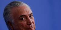 Temer no Pal&aacute;cio do Planalto 
17/10/2018   REUTERS/Adriano Machado   Foto: Reuters
