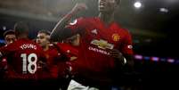 Pogba foi um dos destaques do United (Foto: AFP)  Foto: Lance!
