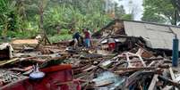 Número de mortos após o tsunami de sábado passa de 280  Foto: EPA / BBC News Brasil