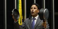 Deputado Bruno Araújo em discurso na Câmara, quando ainda era deputado  Foto: Andre Dusek / Estadão Conteúdo
