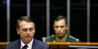 Bolsonaro discursou no Congresso Nacional e foi empossado presidente da Rep&uacute;blica  Foto: Adriano Machado / Reuters